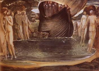 Sir Edward Coley Burne-Jones : Design For The Sirens
